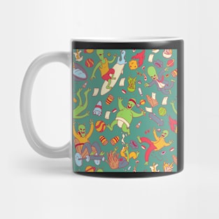 Crazy fun time with Aliens Mug